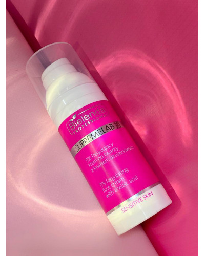 Відновлювальний крем для обличчя Bielenda з 5% азелаїновою кислотою Professional SupremeLab Sensitive Skin 5 %