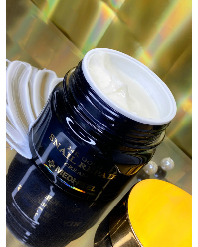 Крем для обличчя з муцином равлика та 24К Gold MEDI-PEEL Snail Repair 50 мл
