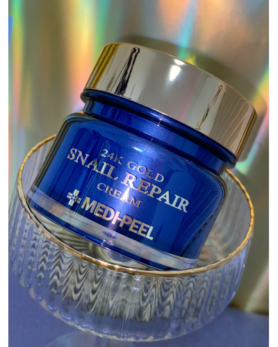 Крем для обличчя з муцином равлика та 24К Gold MEDI-PEEL Snail Repair 50 мл