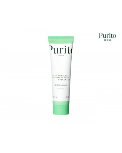 Відновлюючий крем з центелою без олій Purito Seoul Wonder Releaf Centella Cream Unscented, 50 мл