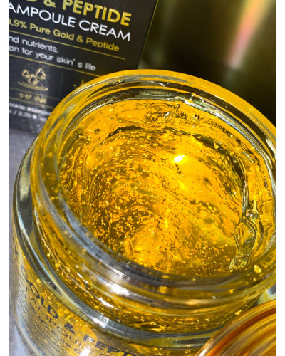 Ампульний крем із золотом та пептидамиFarmStay 24K Gold & Peptide Perfect Ampoule Cream 80мл
