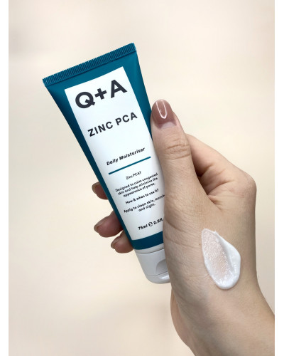 Зволожуючий крем для обличчя Q+A Zinc PCA Daily Moisturiser