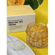 Антивіковий капсульний крем Medi peel з екстрактом золотого шовкопряда Gold Age Tox Cream