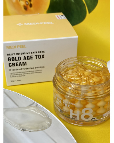 Антивіковий капсульний крем Medi peel з екстрактом золотого шовкопряда Gold Age Tox Cream