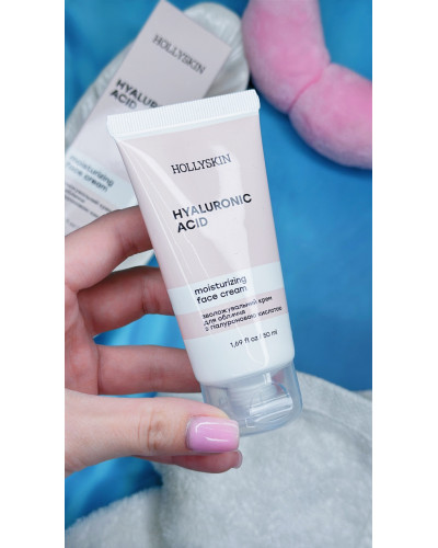 Зволожувальний крем для обличчя з гіалуроновою кислотою Hollyskin Hyaluronic Acid Face Cream 50 мл