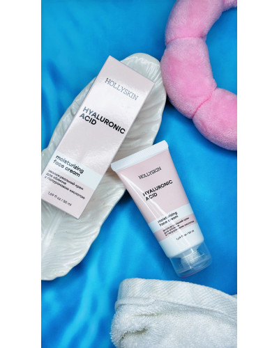 Зволожувальний крем для обличчя з гіалуроновою кислотою Hollyskin Hyaluronic Acid Face Cream 50 мл