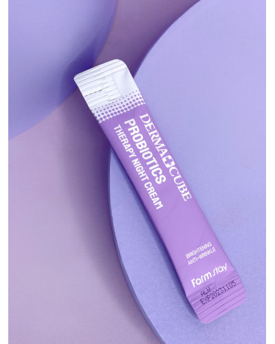 Нічний крем для обличчя з пробіотиками Farmstay Dermacube Probiotics Therapy Night Cream