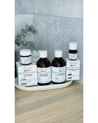 Набір для проблемної шкіри Bielenda Dr Medica Acne: емульсія, тонік, крем, сироватка