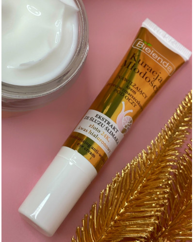 Зволожуючий крем для зони навколо очей проти зморшок Kuracja Mlodosci Eye Cream Bielenda 15мл