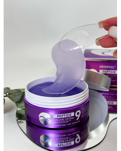 Пептидні гідрогелеві патчі з ліфтинг-ефектом Medi Peel PEPTIDE 9 VOLUME LIFTING EYE PATCH PRO