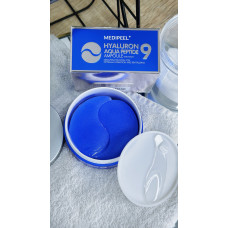 Гідрогелеві патчі з гіалуроновою кислотою і пептидами Medi-Peel Hyaluron Aqua Peptide 9 Ampoule Eye Patch