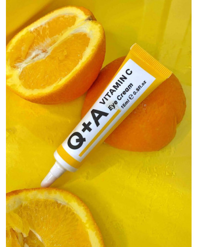 Крем для шкіри навколо очей із вітаміном C Q+A Vitamin C Eye Cream 15 мл
