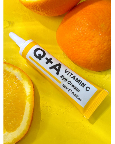 Крем для шкіри навколо очей із вітаміном C Q+A Vitamin C Eye Cream 15 мл