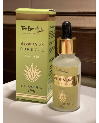 Гель для обличчя з алое вера 99% Top Beauty 30 мл