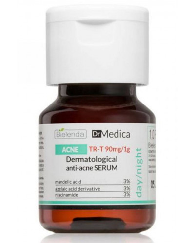 Дерматологічна сироватка для обличчя Bielenda Dr Medica Acne Dermatological Anti-Acne Serum анти-акне, 30 мл