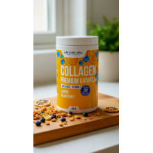 Колагенова гранола Лимон Чорниця Gregory Mill Lemon Blueberry Collagen Premium Granola