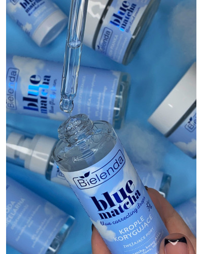 Коригуючі краплі для звуження пор Blue matcha Bielenda 30 мл
