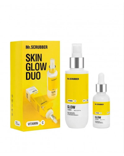 Подарунковий набір Vitamin C Skin glow duo Mr.SCRUBBER