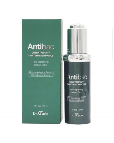 Заспокійлива сироватка для обличчя Dr. Oracle Antibac Green Therapy Tightening Ampoule для проблемної шкіри