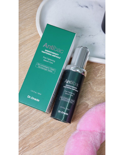 Заспокійлива сироватка для обличчя Dr. Oracle Antibac Green Therapy Tightening Ampoule для проблемної шкіри