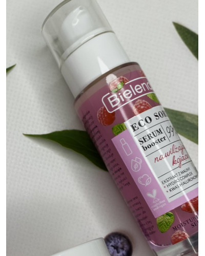 Сироватка для обличчя з малиною Eсo sorbet Soothing Serum Booster Bielenda 30 мл