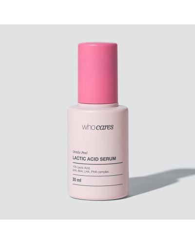 Незмивна сироватка-пілінг із молочною кислотою WhoCares Gentle Peel Lactic Acid Serum