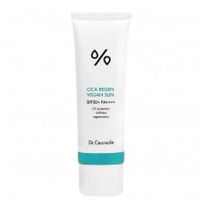 Сонцезахисний веганський крем з центелою азіатською Dr.Ceuracle Cica Regen Vegan Sun SPF50+ PA++++, 50 мл