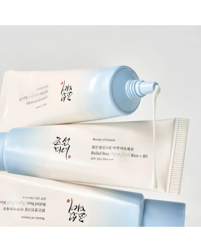 Сонцезахисний крем для обличчя Beauty of Joseon Relief Sun Aqua-Fresh: Rice + B5 SPF50+/PA++++, 50ml