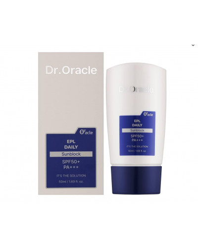 Відновлюючий сонцезахисний крем для обличчя Dr. Oracle