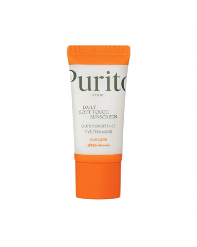Мініатюра крему сонцезахисного з керамідами Purito Seoul Daily Soft Touch Sunscreen SPF 50 PA++++ 15 ml