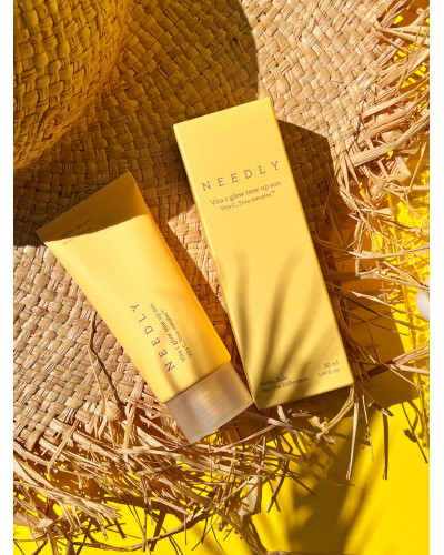 Сонцезахисний крем з ефектом освітлення та сяйва Needly Vita C Glow Tone Up Sun SPF 50+ PA++++