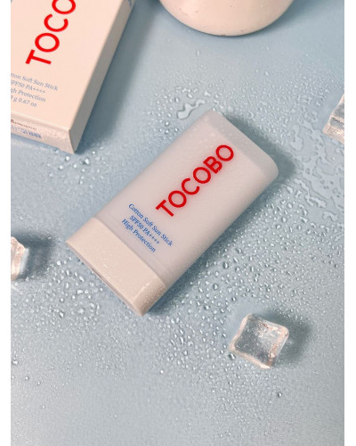 Себорегулюючий сонцезахисний стік із рослинними екстрактами TOCOBO Cotton Soft Sun Stick SPF50+ PA++++ 19 г