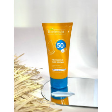 Сонцезахисний крем для сухої та чутливої шкіри SPF 50 Bielenda