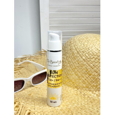 Сонцезахисний зволожуючий крем для обличчя з колагеном Top Beauty SPF50+ PA++ 50 мл