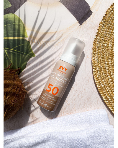 Сонцезахисний мус для обличчя Evy spf 50