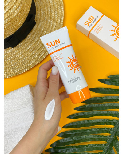 Сонцезахисний крем для обличчя FoodAHolic Multi Sun Cream SPF 50+PA+++