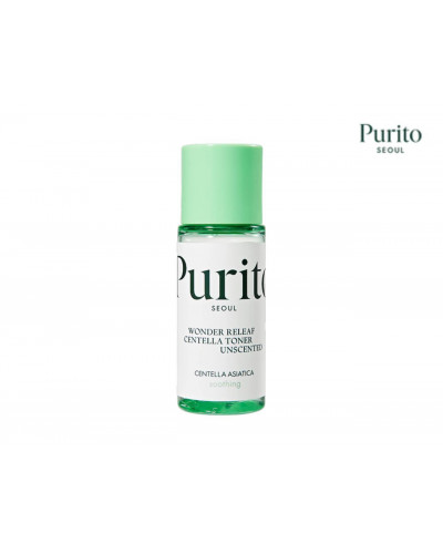 Заспокійливий тонер із центелою без ефірних олій Purito Seoul Wonder Releaf Centella Toner Unscented, 30 мл