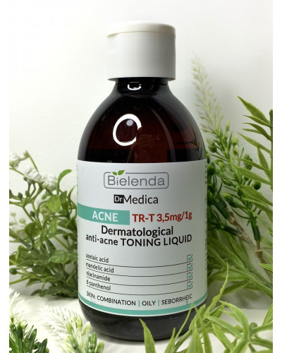 Тонік для обличчя анти акне Bielenda Medica Acne 250 мл