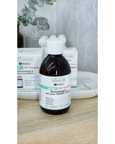 Тонік для обличчя анти акне Bielenda Medica Acne 250 мл