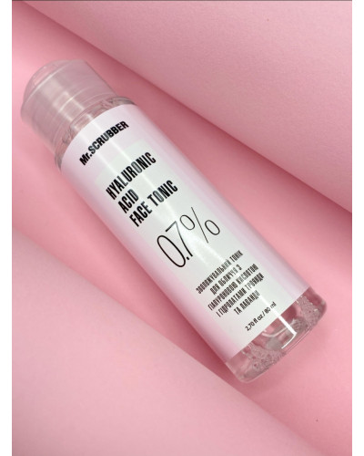 Тонік для обличчя з гіалуроновою кислотою Mr. Scrubber Hyaluronic Acid face tonic