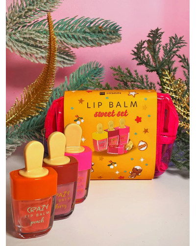 Набір бальзамів для губ Hiskin lip balm sweet set