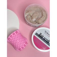 Набір для масажу шкіри голови: щітка Tangle Teezer + мигдальний скраб для голови Top Beauty