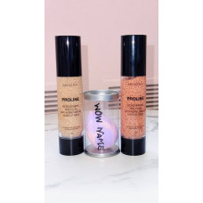 Набір: Мікросферичний тінт-флюїд Moday Microsphere Tint-fluid та спонж wowname