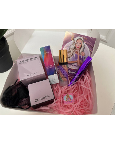 Акційний набір: Кушон Moday + триколірна база Jomtam + туш Golden Rose infinity lash