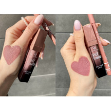 Набір помада Golden Rose Lip ink My Matte 01 + олівець TF 201