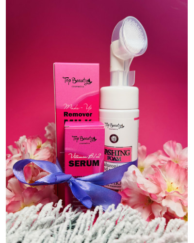 Акційний набір 1+1= 3 Top beauty: сироватка, пінка, молочко