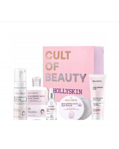Набір косметики для обличчя Hollyskin Hyaluronic Acid Basic Care