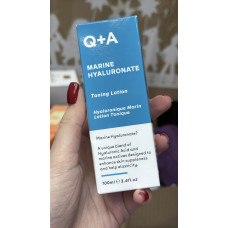 Лосьйон тонізуючий з гіалуроновою кислотою Q+A Marine Hyaluronate Toning Lotion 100 мл до 07.2026
