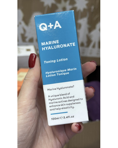 Лосьйон тонізуючий з гіалуроновою кислотою Q+A Marine Hyaluronate Toning Lotion 100 мл до 07.2026