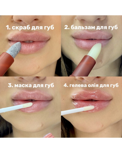 Комплекс для догляду за губами GIRLWOOD Lip Care Set